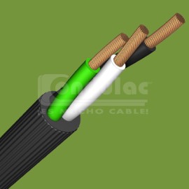 CABLE USO RUDO DE 4 CONDUCTORES CAL. 8 AWG 600V. MCA. CONDULAC.