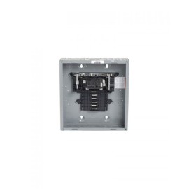 Caja con interior para centro de carga de 12 polos. 100 A. Monofásico. Con interruptor principal