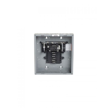 Caja con interior para centro de carga de 12 polos. 100 A. Monofásico. Con interruptor principal