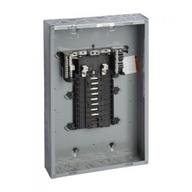 Caja con interior para centro de carga de 16 polos. 100 A. Monofásico. Con interruptor principal
