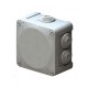 CAJA ESTANCAS IP 55 100X100X45 CON CONOS Y TAPA A PRESION | ROYER