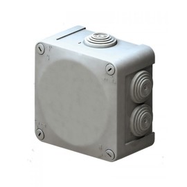 CAJA ESTANCAS IP 55 100X100X45 CON CONOS Y TAPA A PRESION | ROYER