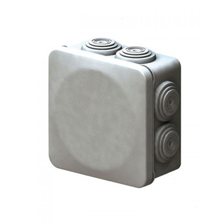 CAJA ESTANCAS IP 55 80X80X45 CON CONOS Y TAPA A PRESION | ROYER