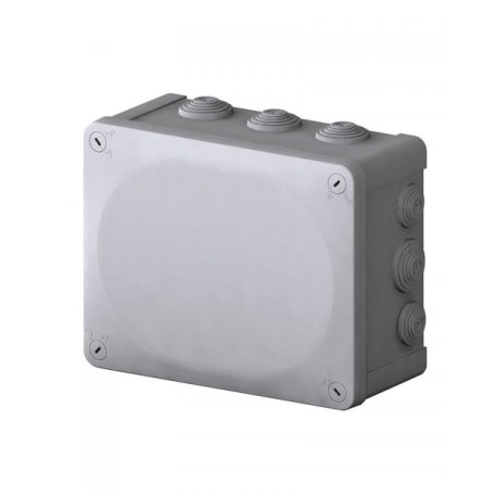 CAJA ESTANCAS IP55, 225 X 175 X 100, CON CONOS Y TAPA CON TORNILLOS | ROYER