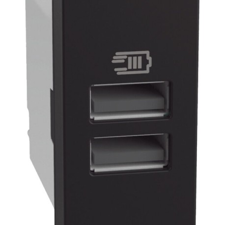 Cargador USB Tipo A + A,  3 Amp.