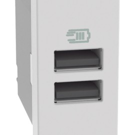 Cargador USB Tipo A + A,  3 Amp.