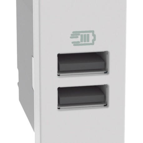 Cargador USB Tipo A + A,  3 Amp.