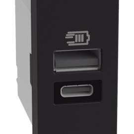 Cargador USB Tipo A + C,  3 Amp.