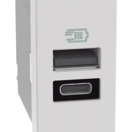 Cargador USB Tipo A + C,  3 Amp.