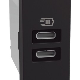 Cargador USB Tipo C + C,  3 Amp.