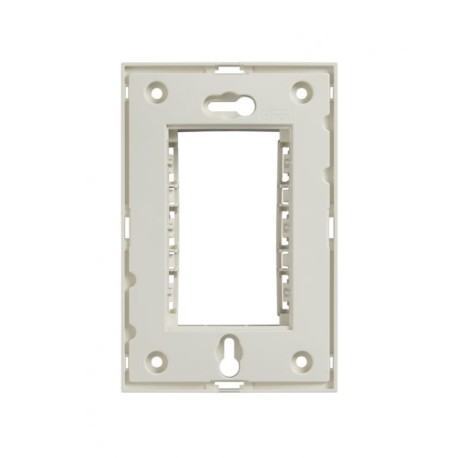 CHASIS DE COLOR MARFIL CON TORNILLOS SIMON | Simon 25 | CODIGO 25700-31