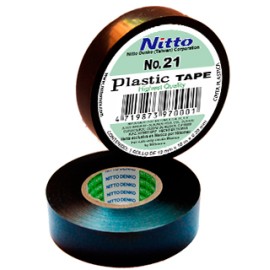 CINTA PARA AISLAR DE PVC No.21 19MM X 18 MTS COLOR NEGRO, MARCA NITTO