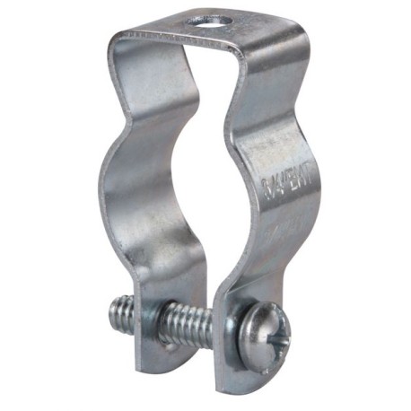 CLIP TIPO O DE 3/4 PARA CONDUIT EMT O IMC PARA VARILLA ROSCADA DE 1/4 Y 3/8 DE ACERO ELECTROGALVANI
