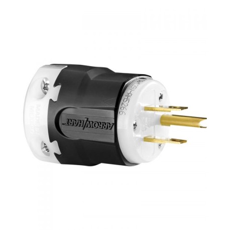 CLAVIJA ENTRADA RECTA DIAMETRO CABLE 6.3-16.7MM, 2P3H 15A 125VCA NEMA 5-15 ARROW HART