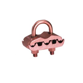 Conector Tres Cables Cal. 4 Sol A 2/0 Tren A Tubo 5/8 A 3/4 Burndy