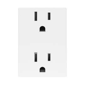 CONTACTO DUPLEX 3 MODULOS BLANCO CON PROTECCIÓN INFANTIL UNNO