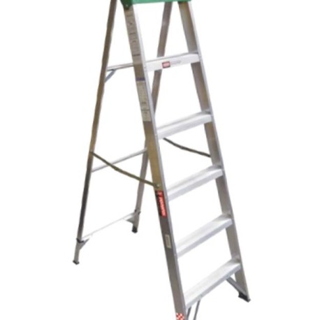 ESCALERA TIJERA ALUMINIO 2 PELDAÑOS  MAS  BASE  ALTURA 0.91