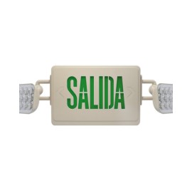EXIT IP20 2 CABEZALES “SALIDA” VERDE 3.7W+2x1W 120-277V ILUMINACION