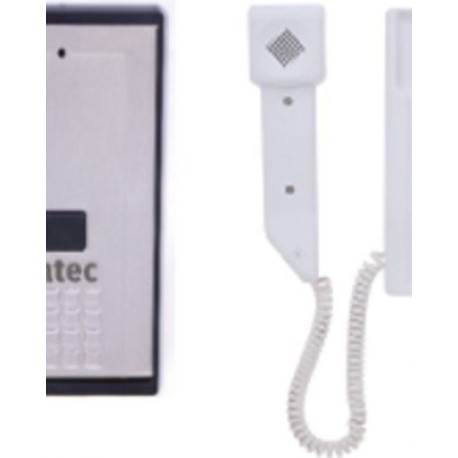 FRENTE DE SOBREPONER DE 1 BOTON CON PLACA DE ACERO INOXIDABLE MOD FES-1 INTEC