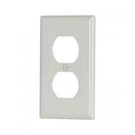 5132W | PLACA PARA RECEPTACULO DUPLEX NYLON BLANCO | ARROW HART