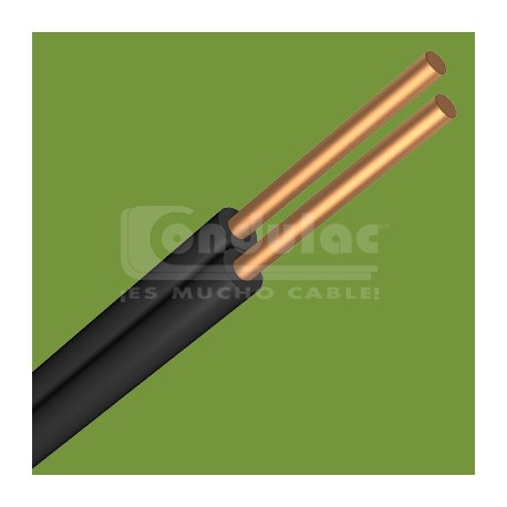 CABLE DUPLEX TIPO POT Y/O SPT DE 2 CONDUCTORES CAL. 16 AWG, BLANCO CONDULAC (CARRETE)